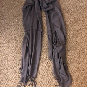 NWOT never used dark gray scarf